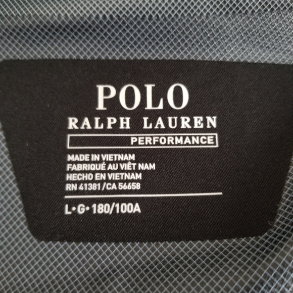 Men's Polo Ralph Lauren Black Hooded Jacket Raicoat and Windbreaker - Picture 5 of 7
